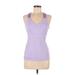 Lululemon Athletica Active Tank Top: Purple Solid Activewear - Women's Size 8