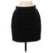Ann Taylor Formal Mini Skirt Mini: Black Print Bottoms - Women's Size 4