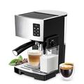 EPIZYN coffee machine Automatic Espresso Coffee Machine 19 Bar Cappuccino & Latte Coffee Maker Espresso Machine With Milk Froth All-in-one coffee maker (Color : CJ-265, Size : UK)