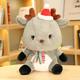 SaruEL Cute scarf christmas deer plush toy plush reindeer doll kids girls family party decoration 40cm 1