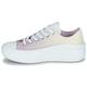 Converse Women's Platform Walking Shoe, Egret/Pale Amethyst/White, 3 UK