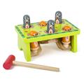 Small Foot Bench mole, FSC 100% Certified Wood, Robust Knock Toy, from 18 Months, Item no. 11162 Hammer Game, Multicoloured