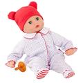 Gotz 1820529 Muffin Boy Soft-Body-Doll - 33 cm Baby-Doll Without Hair And Blue Sleeping-Eyes - Suitable For Children Over 18 Months