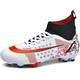 BINQER Men's Football Boot Grass Wearable Professional Training Outdoor Sports Football Boots Spikes (Color : 909-1-white Red, Size : 10.5 UK)