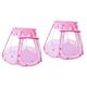 FAVOMOTO 2pcs Ocean Ball Tent Tents for Tent for Outside Tent Kid Tent Indoor Kid Tents Indoor Tent Tents Teepee Tent House Hexagon The Fence Pink Child