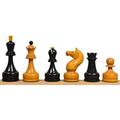 RoyalChessMall - 1960's Soviet Championship Tal Chess Pieces Only Set - Antiqued Boxwood- 4" King