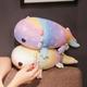 EacTEL Rainbow Dinosaur Fish Plush Toy Colorful Plush Doll Soft Animal Pillow For Kids Girl Birthday 37cm 3