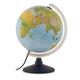 Tecnodidattica 0330ELFGINHBT066 Nova Rico 30 Elite Globe | Illuminated and revolving | Graduated Meridian Cartography in English | 12"/30cm Diameter, Physical/Political