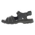 Propét Men's Hudson Sandal, Black, 14 UK