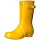 Hunter Women's Original Short Wellington Boots Ankle, Yellow, 6 UK