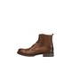 JACK & JONES Men's Jfwrussel Leather 19 Biker Boots, Brown (Cognac Cognac), 11 UK