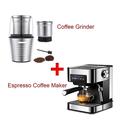 coffee machine For Espresso Cappuccino Latte and Mocha 20 Bar Espresso Coffee Maker Machine with Milk Frother Wand coffee maker (Color : CM6863 N BCG300, Size : UK)