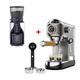 EPIZYN coffee machine Semi Automatic 20 Bar Coffee Maker Machine by with Milk Steam Frother Wand for Espresso Cappuccino Latte and Mocha coffee maker (Color : CM7008 N BCG819, Size : UK)