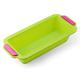 KWSVFNKQT Baking Mold,Cake Mould,Baking Baking Rectangular Silicone Bread Pan Mold Toast Bread Mold Cake Tray Long Square Cake Mould Non Stick Skillet Pan Pans (Size : Green)