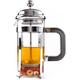 Coffee Maker, Press Coffee Maker, Coffee Press, Caffettiere，Coffee Maker，French Press Coffee Maker, French Press Pot Easy to Clean French Press Filters Stainless Steel Double Wall Heat Resistant Glass