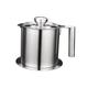 TOPBATHY 2 Pcs Oil Filter Pot Oil Storage Can Strainer Grease Keeper Oil Pot with Strainer Grease Bin Kitchen Oil Strainer Can Grease Strainer Bacon Grease Holder Cooking Splitter Household