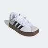 Sneaker ADIDAS SPORTSWEAR "VL COURT 3.0 KIDS", Gr. 31, schwarz-weiß (cloud weiß, core schwarz, grau one), Synthetik, Leder, sportlich, Schuhe, inspiriert vom Design des adidas samba