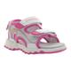 Sandale LUMBERJACK Gr. 27, pink (pink, weiß) Kinder Schuhe