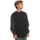 Sweatshirt QUIKSILVER "Radical Times" Gr. 14, schwarz (black) Kinder Sweatshirts