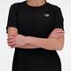 Laufshirt NEW BALANCE "WOMENS RUNNING S/S TOP" Gr. L, schwarz (black (001)) Damen Shirts Jersey