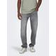 Loose-fit-Jeans ONLY & SONS "EDGE LOOSE" Gr. 33, Länge 34, blau (medium grey denim) Herren Jeans Loose Fit