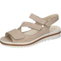 Keilsandalette WALDLÄUFER "H-Lia" Gr. 6 (39), beige (hellbeige) Damen Schuhe Sandaletten