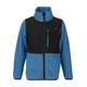 Fleecejacke ZIGZAG "Carson" Gr. 128, blau (blau, schwarz) Kinder Jacken Westen