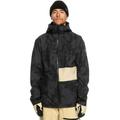 Snowboardjacke QUIKSILVER "Sammy Carlson Stretch Quest" Gr. M, tie dye true black Herren Jacken Snowboardjacken