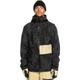 Snowboardjacke QUIKSILVER "Sammy Carlson Stretch Quest" Gr. M, tie dye true black Herren Jacken Snowboardjacken