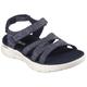 Sandale SKECHERS "GO WALK FLEX SANDAL-SUNSHINE" Gr. 39, blau Damen Schuhe Sandalen