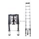 Telescoping Ladder Aluminum Multi-Purpose Extend and Climb Ladder, Aluminum Extension Ladders for Home Use Outdoor Activities, 330lb Load Capacity (Size : 14.4ft/4.4m) (10.5ft/3.2m)