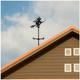 Weather Witch, Weathervanes, Windblown Wicked Witch Metal Garden Decoration, Weather Vane, for Patio And Garden Outdoor Roof Decoration