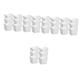 Gatuida 30 Pcs Pegboard Cup Tools Cup Holder Peg Board Workshop Organizers and Storage Parts Storage Pegboard Bins Screw Organizers and Storage Cups Abs White Office No Punching Shelf