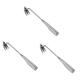 3pcs Garden Weeder Hoe Home Tools Root Remover Tool Hand Tools Puller Tool rip Out Hoe Digging Shovel Deeper Digging Weeder Manual Hand Weeder Yard Tools to dig ( Color : Silverx5pcs , Size : 34.5x6cm