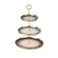 Fruit Bowl 3-Tier Cake Stand - Elegant Dessert CEANake Stand - Pastry Serving Tray Platter For Tea Party, Wedding and Birthday Fruit Basket