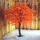 Artificial Red Maple Tree, Simulation Maple Tree, Dwarf Red Japanese Maple Tree, Artificial Tree, Fake Japanese Maple Tree, Sugar Maple Tree Outside Fall Decor 1.5x1m/4.9x3.3ft