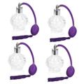 FOMIYES 4pcs Star Perfume Bottle Perfume Sample Bottles Perfume Sprayer Perfume Spray Bottle Decorative Perfume Bottles Clear Fragrance Bottle Purple Storage Bottle Glass Crystal Travel