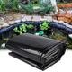 HDPE Waterproof Membrane Pond Liner 6 X 3M 5 X 6M Black Fish Pool Liner for Garden Ponds Waterfall Streams Fountains Pond Underlayment Garden Pool Cover Streams Water,8 * 10m