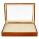 NOALED Gift Box Jewelry Multifunctional Jewelry Box Wooden Jewelry Storage Box Microfiber Ring Display Tray Bracelet Storage Box Portable Jewelry Storage Box