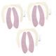 Amosfun 3pcs Heated Toilet Seat Toilet Rings Pads Heating Toilet Seat Cover Toilet Seat Warmer Padded Toilet Seat Cover Toilet Bowl Seat Smart Toilet Seat Thicken Pebble Flannel White