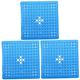 Ciieeo 3pcs Shower Floor Pads Square Bathtub Mat Outdoor Door Mat Bath Mats for Tub Indoor Area Rug Shower Mat with Suction Cups Suction Cup Bathtub Mat Floor Rugs Floor Mat Non-slip
