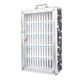 YCDJCS Aluminum Alloy Mobile Phone Storage Cabinet Key Storage Locker Box Wall-Mounted Locker Box with Locked Can Be Carried By Hand Key Cabinets (Color : Silver, Size : 36.8x19x61cm)