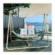 Garden Swing Chair Swing Outdoor Courtyard Hanging Chair Double Swing Garden Swing Bed Balcony Hanging Bed Household Outdoor Swing Hanging Chair Porch Swings (Color : B)