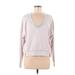 Michael Stars Sweatshirt: Pink Tops - Women's Size Medium