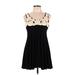 Twenty One Casual Dress - Mini Scoop Neck Sleeveless: Black Dresses - Women's Size Medium