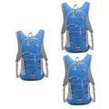 Sosoport 3pcs storage bag water bag backpack blue close-fitting running riding sports Multifunctional Backpack Multifunction small backpack Backpack