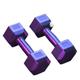 CHENPOWER Dumbells Dumbbell Men's Fitness Home Equipment Men's And Women's Fitness Training Rubberized Hexagonal Dumbbells Dumbell Set (Color : Black, Size : 3kgA)