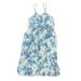 Tucker + Tate Dress - Popover: Blue Tie-dye Skirts & Dresses - Kids Girl's Size 14