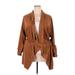 Torrid Blazer Jacket: Mid-Length Brown Solid Jackets & Outerwear - Women's Size 5X Plus