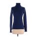 Magaschoni Cashmere Pullover Sweater: Blue Sweaters & Sweatshirts - Women's Size Small